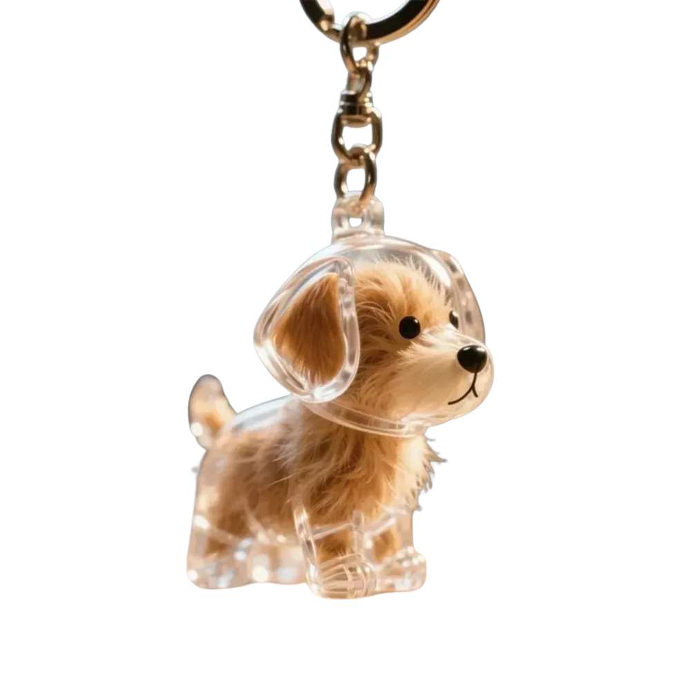 Pet Hair Keychain